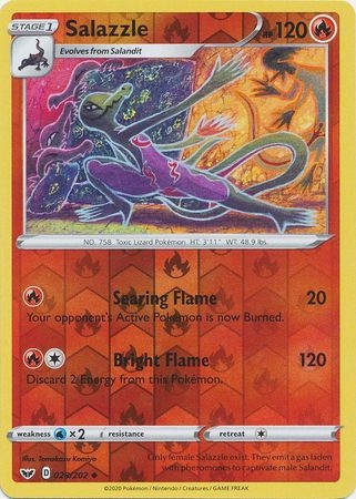 Salazzle - 028/202 - Uncommon Reverse Holo