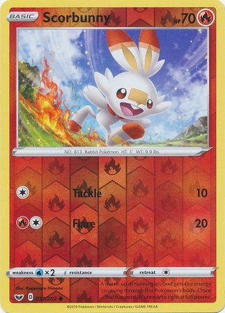 Scorbunny - 031/202 - Common Reverse Holo