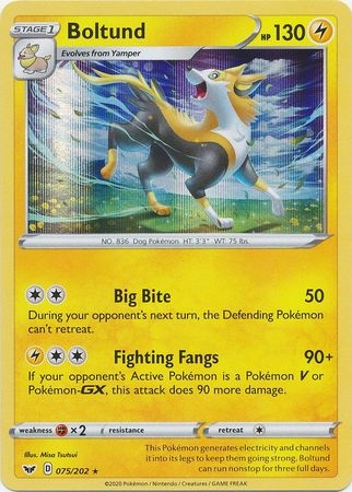 Boltund - 075/202 - Holo Rare