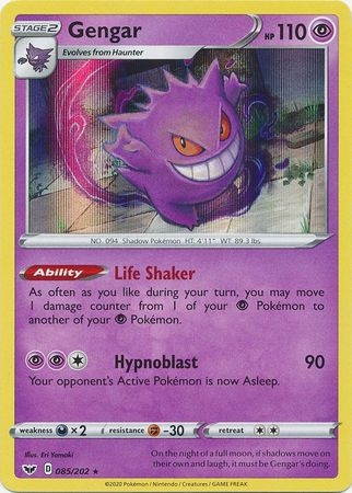 Gengar - 085/202 - Holo Rare