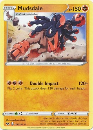 Mudsdale - 106/202 - Rare