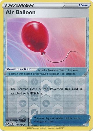 Air Balloon - 156/202 - Uncommon Reverse Holo