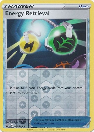 Energy Retrieval - 160/202 - Uncommon Reverse Holo