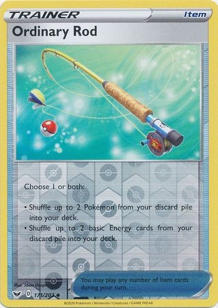 Ordinary Rod - 171/202 - Uncommon Reverse Holo