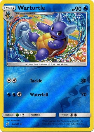 Wartortle - 24/181 - Uncommon Reverse Holo