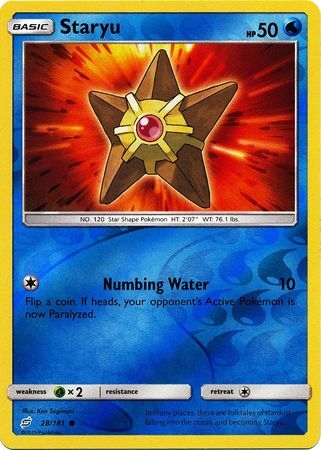 Staryu - 28/181 - Common Reverse Holo