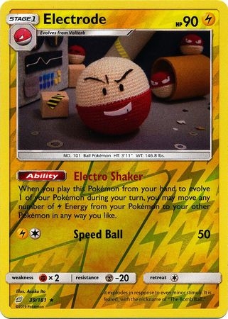 Electrode - 39/181 - Holo Rare Reverse Holo