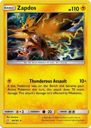 Zapdos - 40/181 - Holo Rare