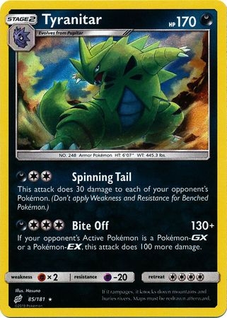 Tyranitar - 85/181 - Holo Rare