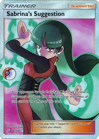 Sabrina's Suggestion - 181/181 - Full Art Ultra Rare