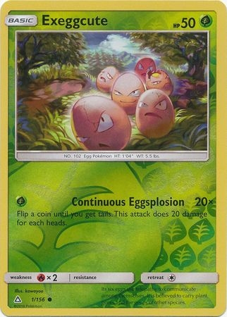 Exeggcute - 1/156 - Common Reverse Holo