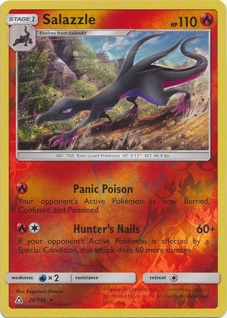 Salazzle - 26/156 - Rare Reverse Holo