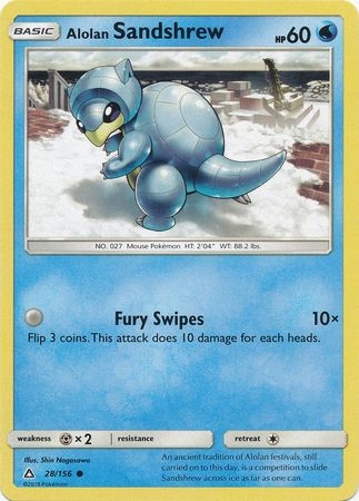 Alolan Sandshrew - 28/156 - Common