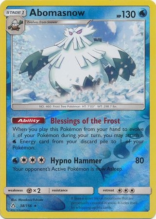 Abomasnow - 38/156 - Rare Reverse Holo