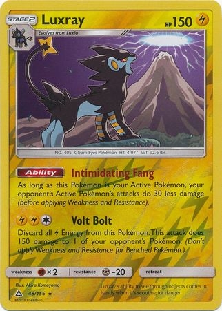 Luxray - 48/156 - Holo Rare Reverse Holo