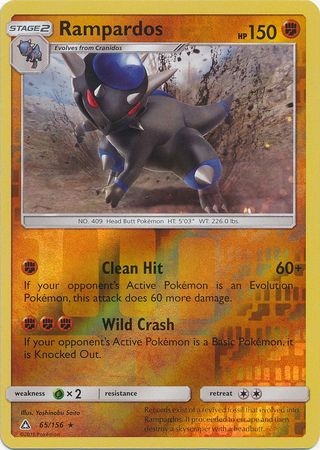 Rampardos - 65/156 - Holo Rare Reverse Holo