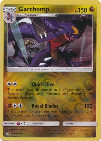 Garchomp - 99/156 - Rare Reverse Holo