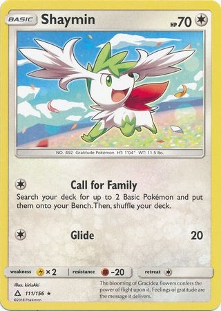 Shaymin - 111/156 - Rare