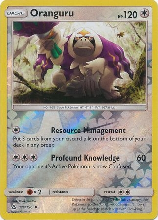 Oranguru - 114/156 - Uncommon Reverse Holo