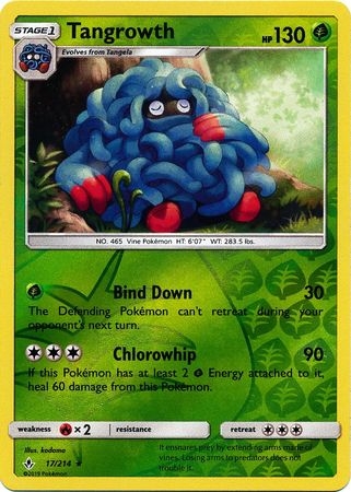 Tangrowth - 17/214 - Rare Reverse Holo