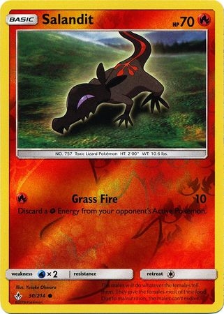 Salandit - 30/214 - Common Reverse Holo