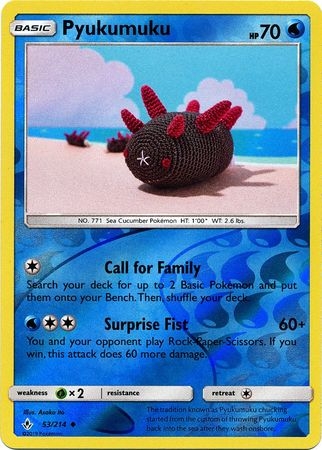 Pyukumuku - 53/214 - Uncommon Reverse Holo