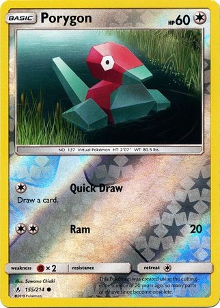 Porygon - 155/214 - Common Reverse Holo