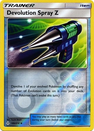 Devolution Spray Z - 166/214 - Uncommon Reverse Holo