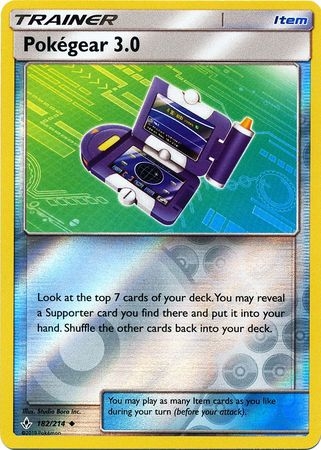 PokeGear 3.0 - 182/214 - Uncommon Reverse Holo