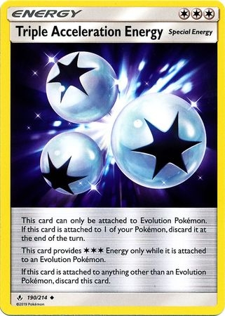 Triple Acceleration Energy - 190/214 - Uncommon