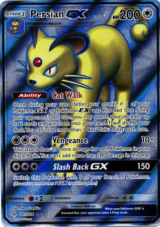 Persian GX - 207/214 - Full Art Ultra Rare