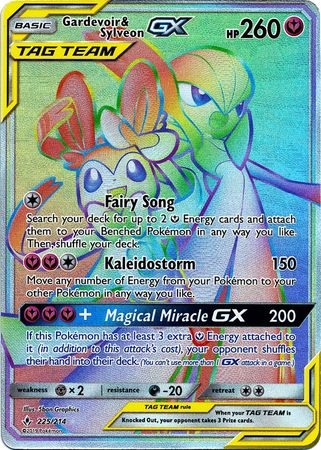 Gardevoir & Sylveon GX - 225/214 - Hyper Rare