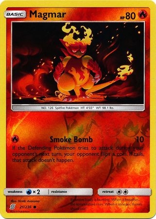 Magmar - 21/236 - Common Reverse Holo