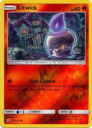 Litwick - 28/236 - Common Reverse Holo