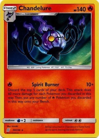 Chandelure - 30/236 - Holo Rare