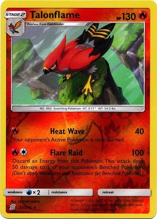 Talonflame - 32/236 - Rare Reverse Holo