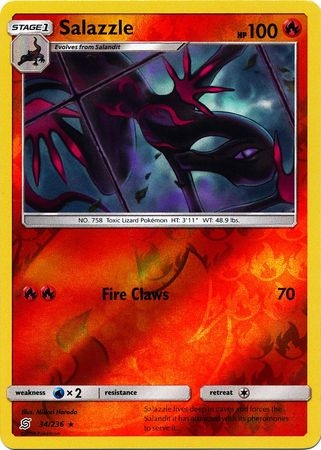 Salazzle - 34/236 - Rare Reverse Holo