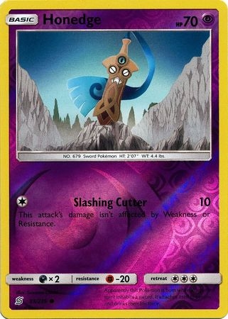 Honedge - 93/236 - Common Reverse Holo