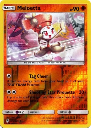 Meloetta - 123/236 - Rare Reverse Holo