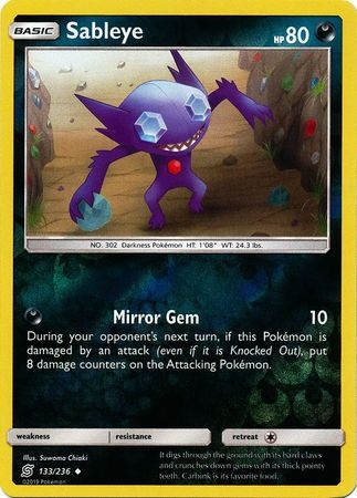 Sableye - 133/236 - Uncommon Reverse Holo