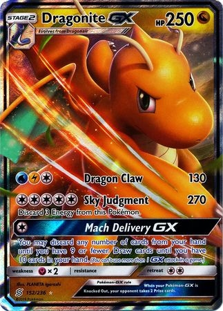 Dragonite GX - 152/236 - Ultra Rare
