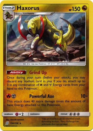Haxorus - 156/236 - Holo Rare