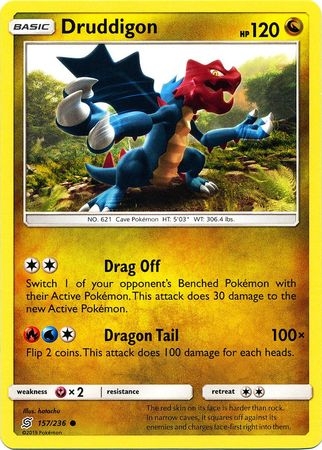 Druddigon - 157/236 - Common