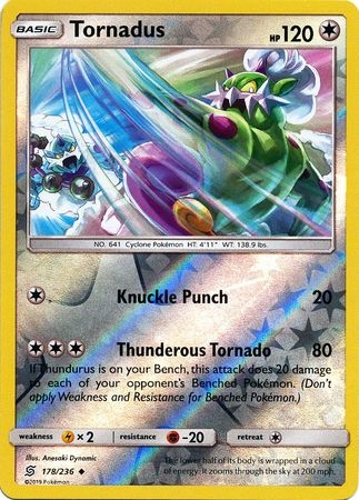 Tornadus - 178/236 - Uncommon Reverse Holo