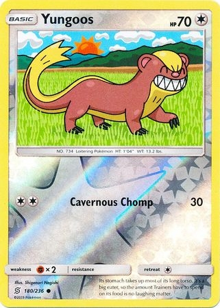 Yungoos - 180/236 - Common Reverse Holo