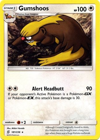 Gumshoos - 181/236 - Rare