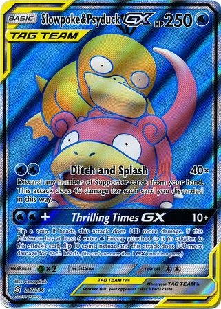 Slowpoke & Psyduck GX - 217/236 - Full Art Ultra Rare