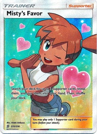 Misty's Favor - 235/236 - Full Art Ultra Rare