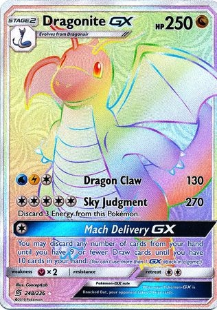 Dragonite GX - 248/236 - Hyper Rare