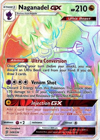 Naganadel GX - 249/236 - Hyper Rare